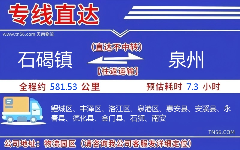 石碣鎮(zhèn)到泉州物流公司