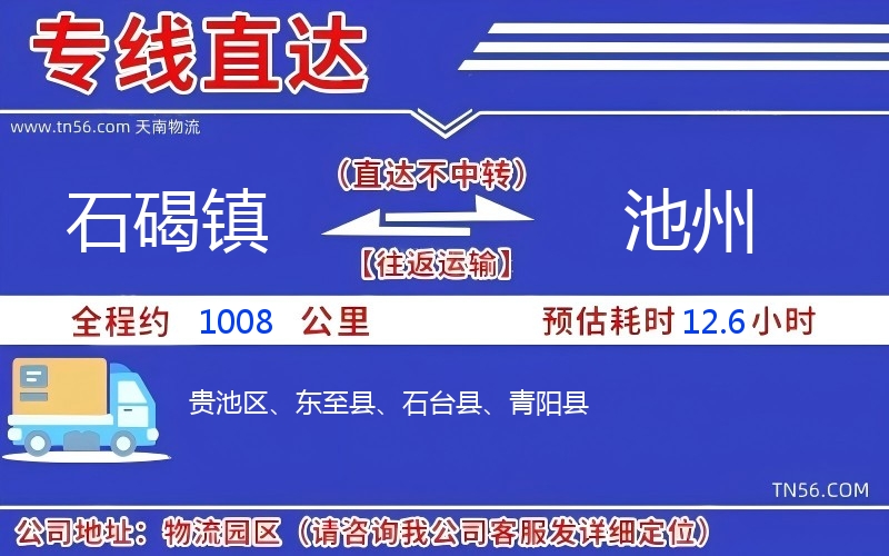 石碣鎮(zhèn)到池州物流公司